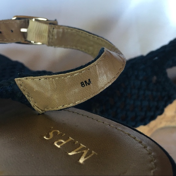 M.P.S. Wedge Open Toe Shoes - Picture 6 of 8